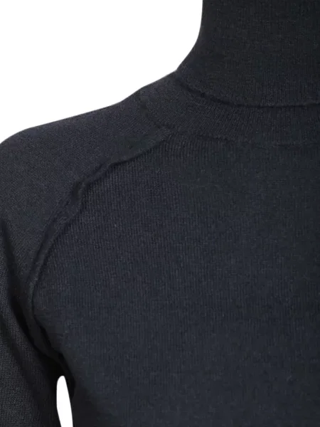 Tricou polo Dondup de lână gri
