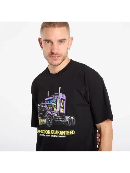 Póló PLEASURES Big Load T-Shirt Black M fekete
