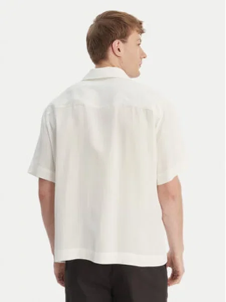 HUGO Marškiniai Espino Écru Oversize