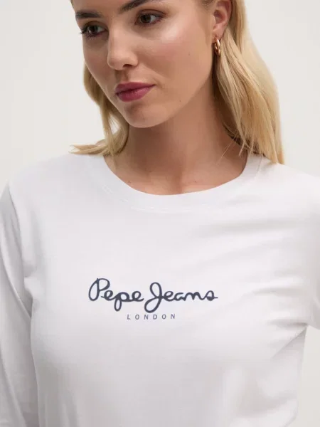 Pepe Jeans longsleeve FIORE LS biała