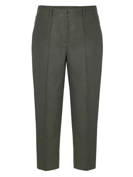 TATUUM Pantaloni cu dungă Semiko jad verde