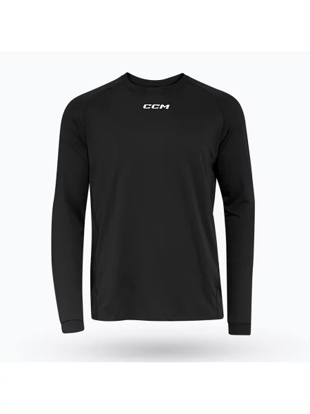 Longsleeve hokejowy CCM Ribano Non Compression SR grey szara