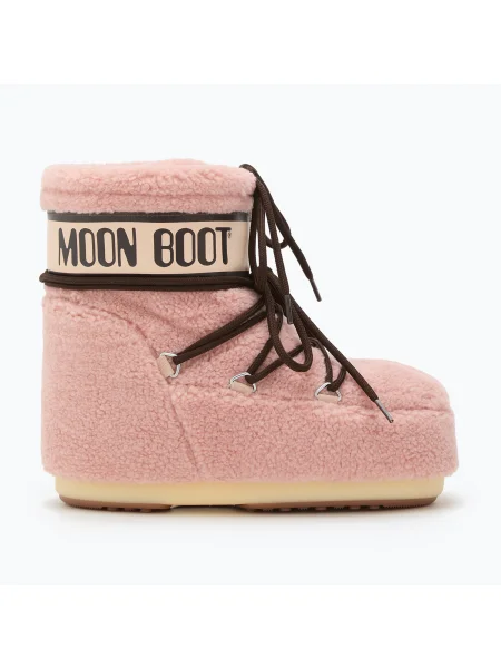 Ghete de zăpadă pentru femei Moon Boot Icon Low Fleece pink roz