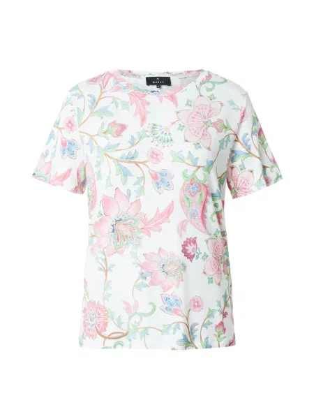 Monari Tricou crem / deschis / verde deschis / roz deschis albastru