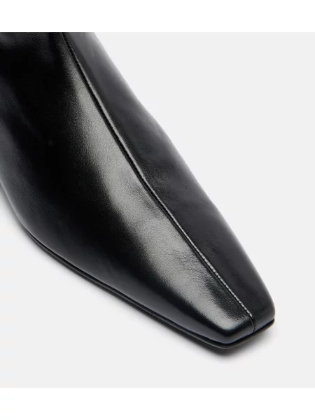 Cizme scurte Toteme din piele negru