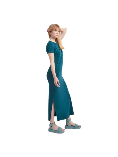 Sukienka Emporio Armani z dżerseju zielona