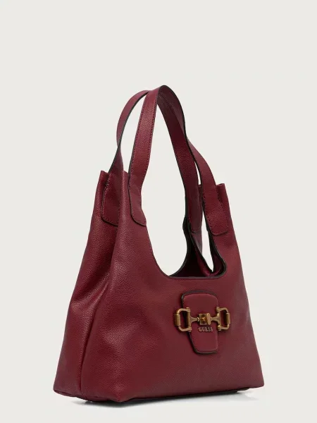 Geanta hobo Guess din piele