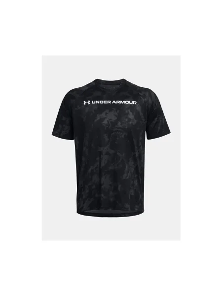 Tricou Under Armour cu model camuflaj negru