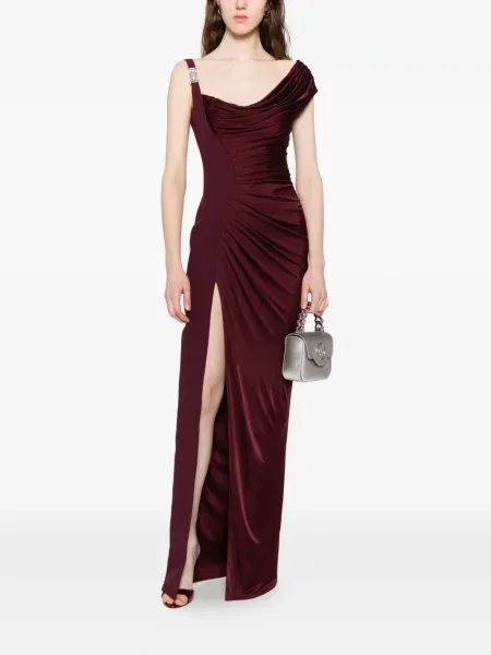 Rochie Versace drapată roșu