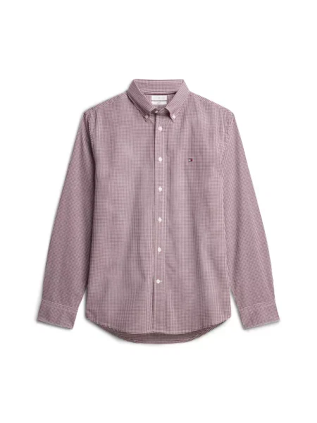 TOMMY HILFIGER Cămașă roșu vin alb