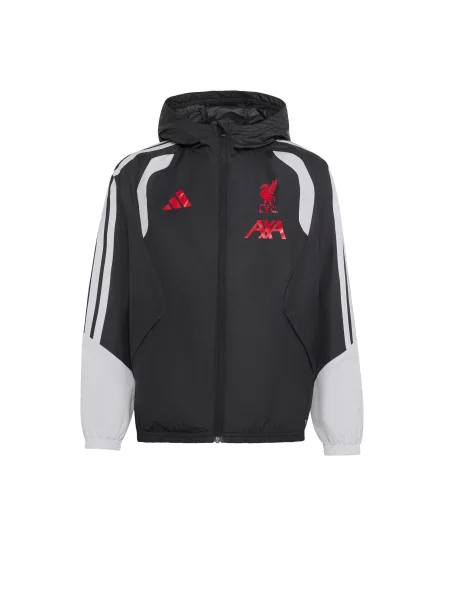 ADIDAS PERFORMANCE Αθλητικό μπουφάν FC Liverpool Tiro κόκκινο / μαύρο λευκό