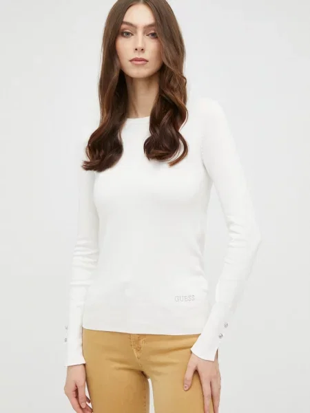Guess sweter lekki biały