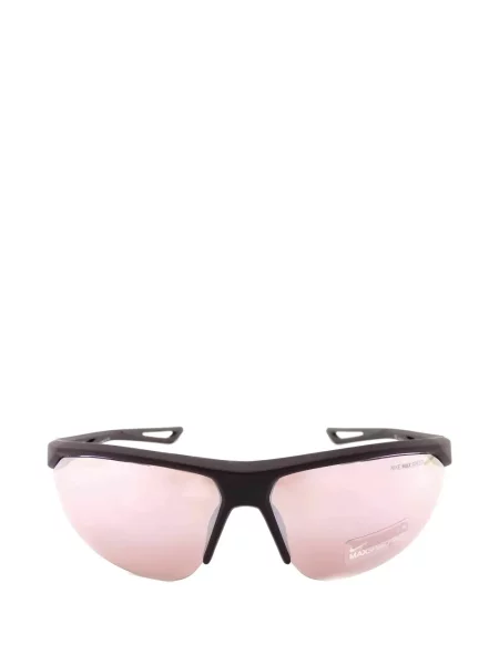 Fleecové pás legíny Nike s potiskem fialové