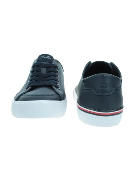 Sneakerși Tommy Hilfiger din piele negru