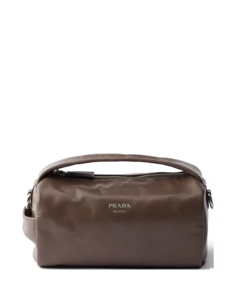Geantă Prada din piele maro
