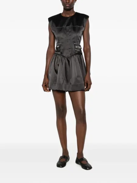 Rochie mini Ganni negru