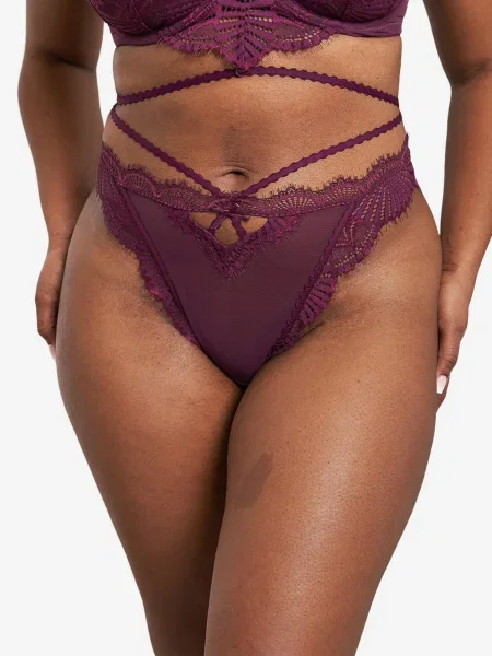 SugarShape Tanga Lilou roșu-violet roșu