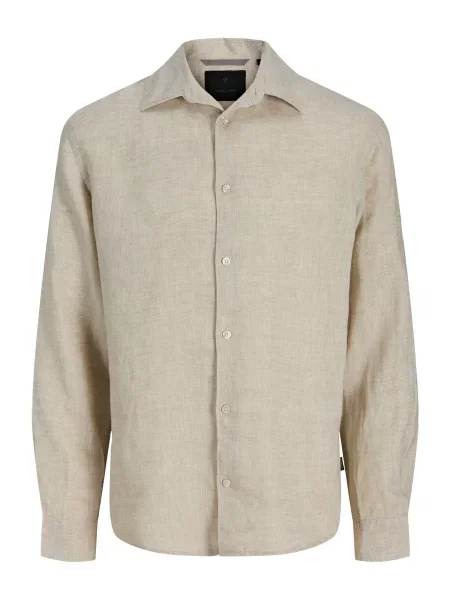 JACK & JONES Cămașă JPRBLALAWRENCE grej bej