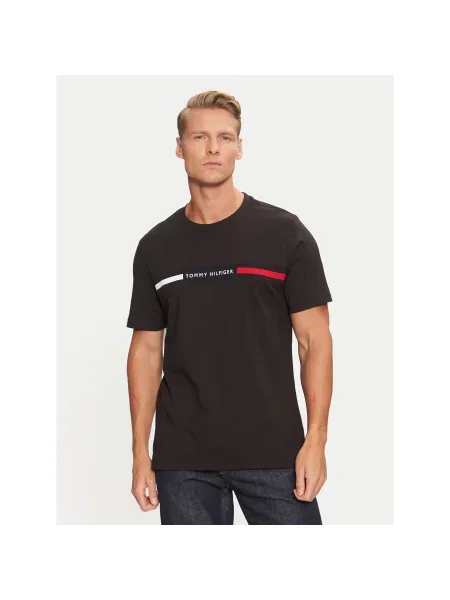 Tommy Hilfiger Póló Regular Fit fekete