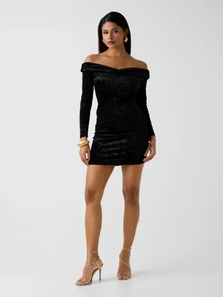 GUESS Rochie de cocktail negru