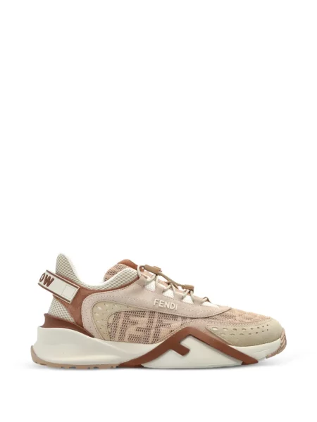 Sneakerși Fendi din piele roz