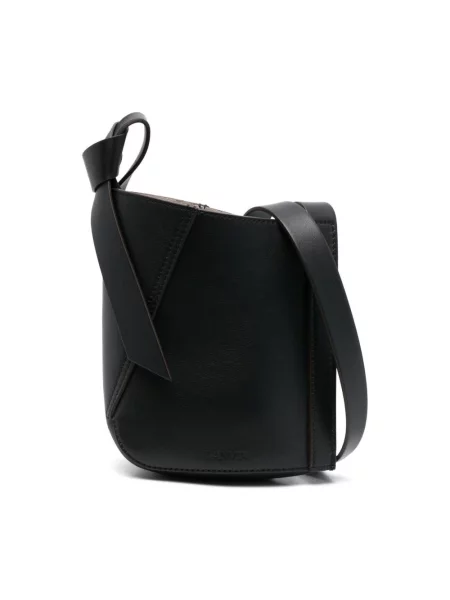 Torebka skórzana Lanvin skórzana czarna