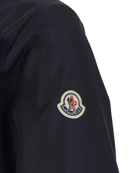 Geacă Moncler cu dungi albastru