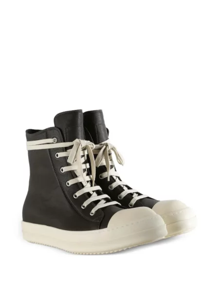 Sneakerși Rick Owens din piele negru