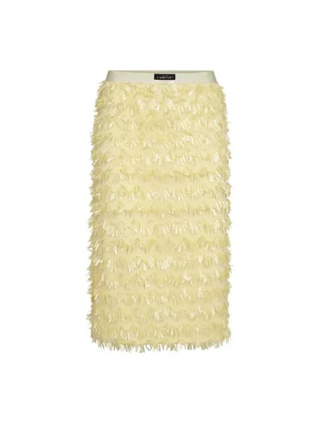 Spódnica maxi Haute L'amitié żółta