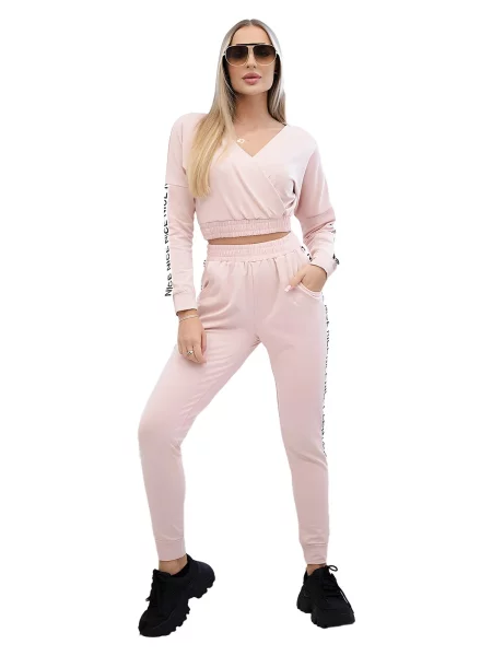Kalhoty Kesi růžové
