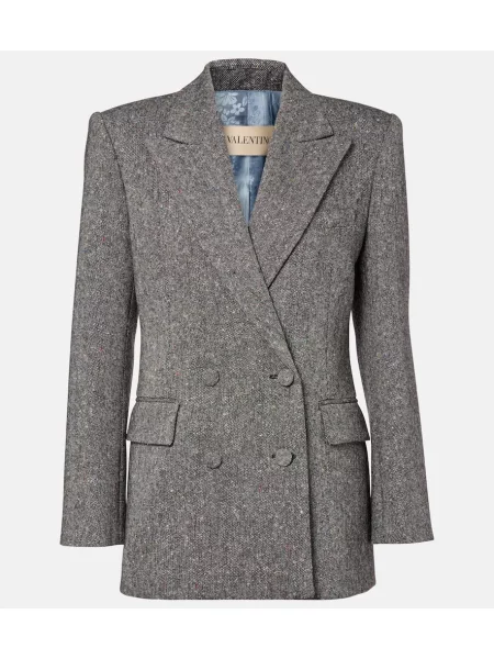 Volneni blazer Valentino siva