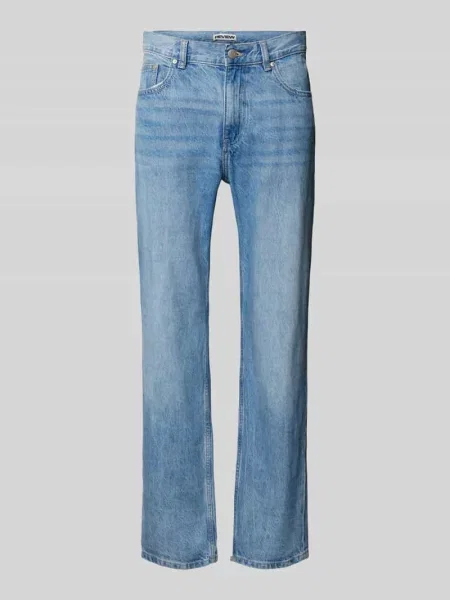 Jeansy o kroju straight fit Essentials Review