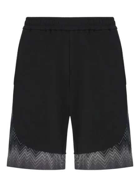 Pantaloni scurți Missoni din fleece negru