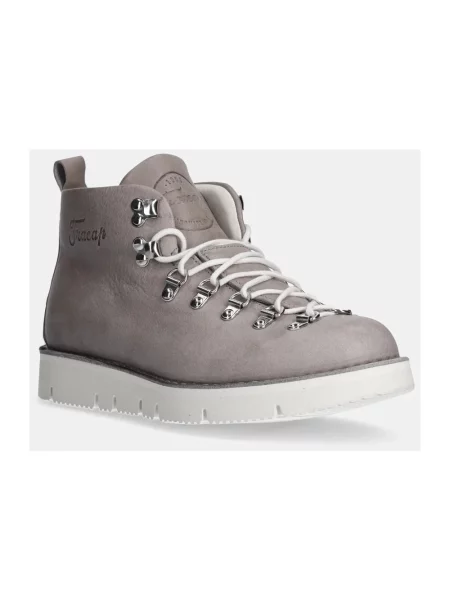 Botki Fracap skórzane szare