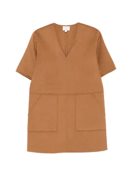 Rochie mini Maison123 cu decolteu în V maro