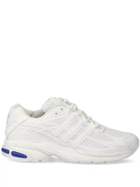Geacă Adidas cu șireturi cu dungi cu platformă alb