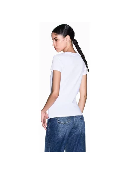 Armani Exchange tricou din alb