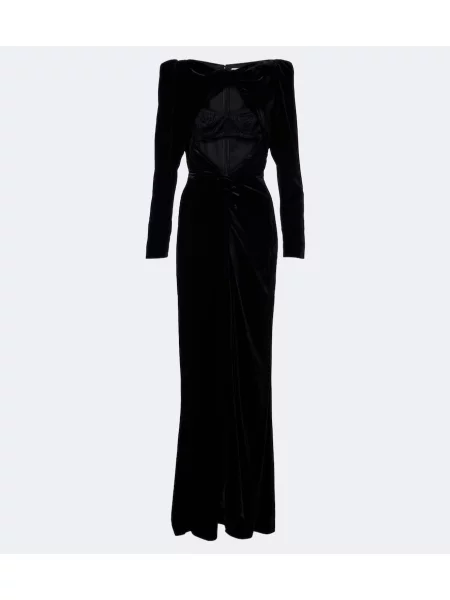 Rochie Balmain de catifea negru