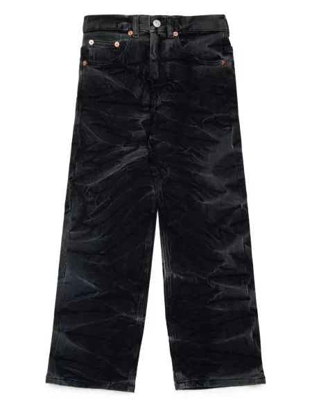 Jeansy dziecięce Mm6 Maison Margiela czarne