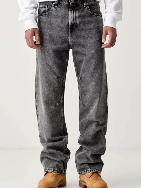 Karl Lagerfeld Jeans blugi relaxed fit pentru bărbați gri