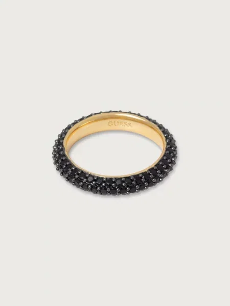Guess inel pentru femei din oțel inoxidabil ESSENZA negru