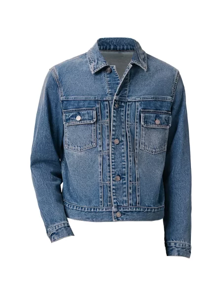 Geacă de blugi Allsaints albastru