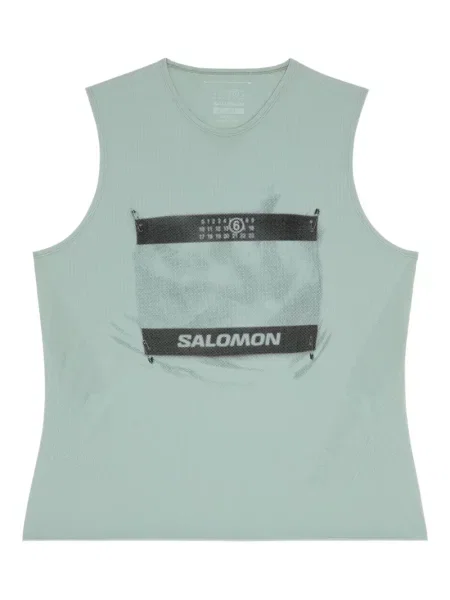 Cămașă Mm6 Maison Margiela X Salomon cu imagine verde