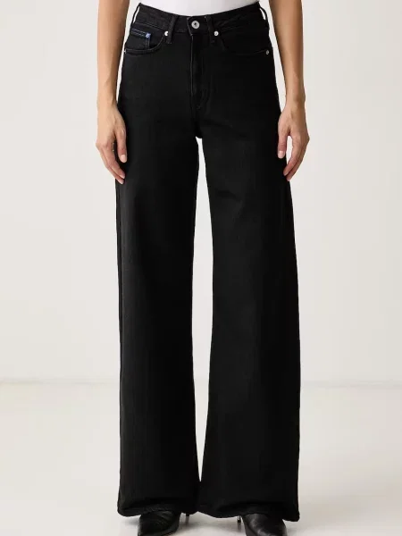 Karl Lagerfeld Jeans blugi relaxed fit pentru femei negru