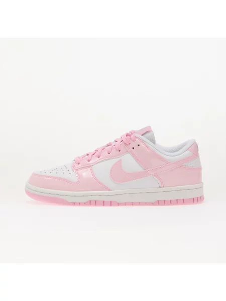 Sneakers Nike Dunk Low SE White/ Pink Rise-White-Metallic Silver EUR alb