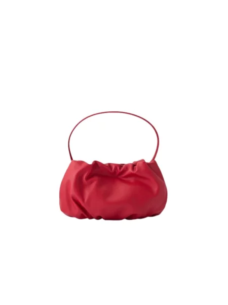 Torebka Malababa z falbankami czerwona