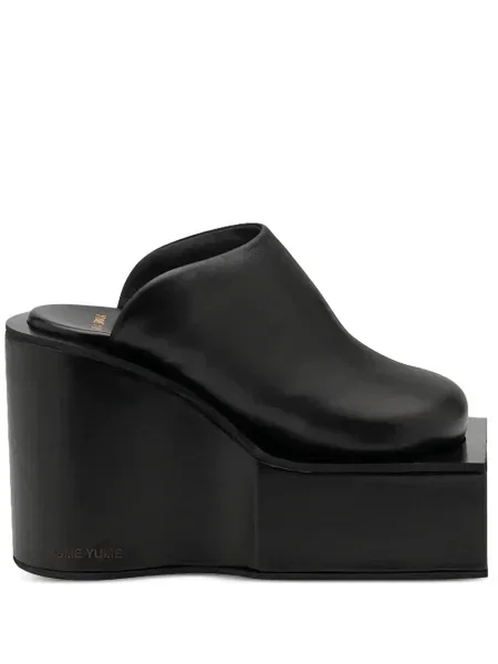 Полуотворени обувки Yume Yume на платформе черно
