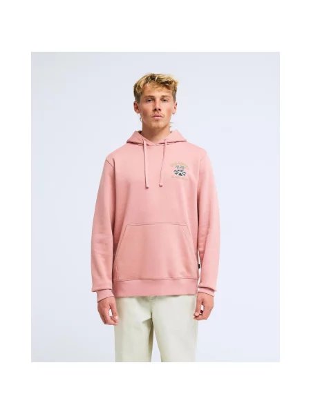 Bluza z kapturem Billabong Foundation stary róż S różowa