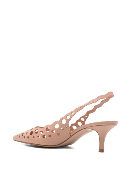 Pantofi cu toc Gianvito Rossi slingback roz