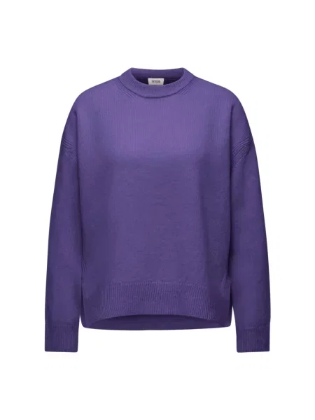 Sweter Drykorn wełniany fioletowy